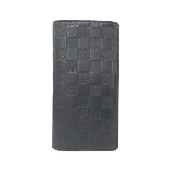 Louis Vuitton Damier Infinie Portefeuille Brazza N63010 Wallet